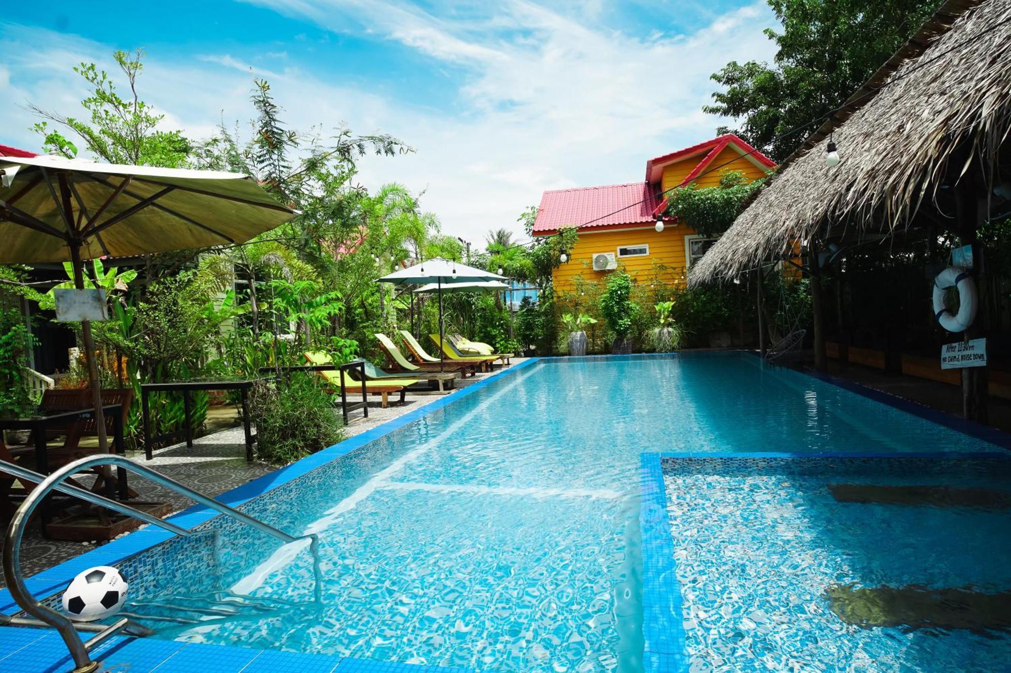 Yellow Star Hostel Kampot Exterior foto